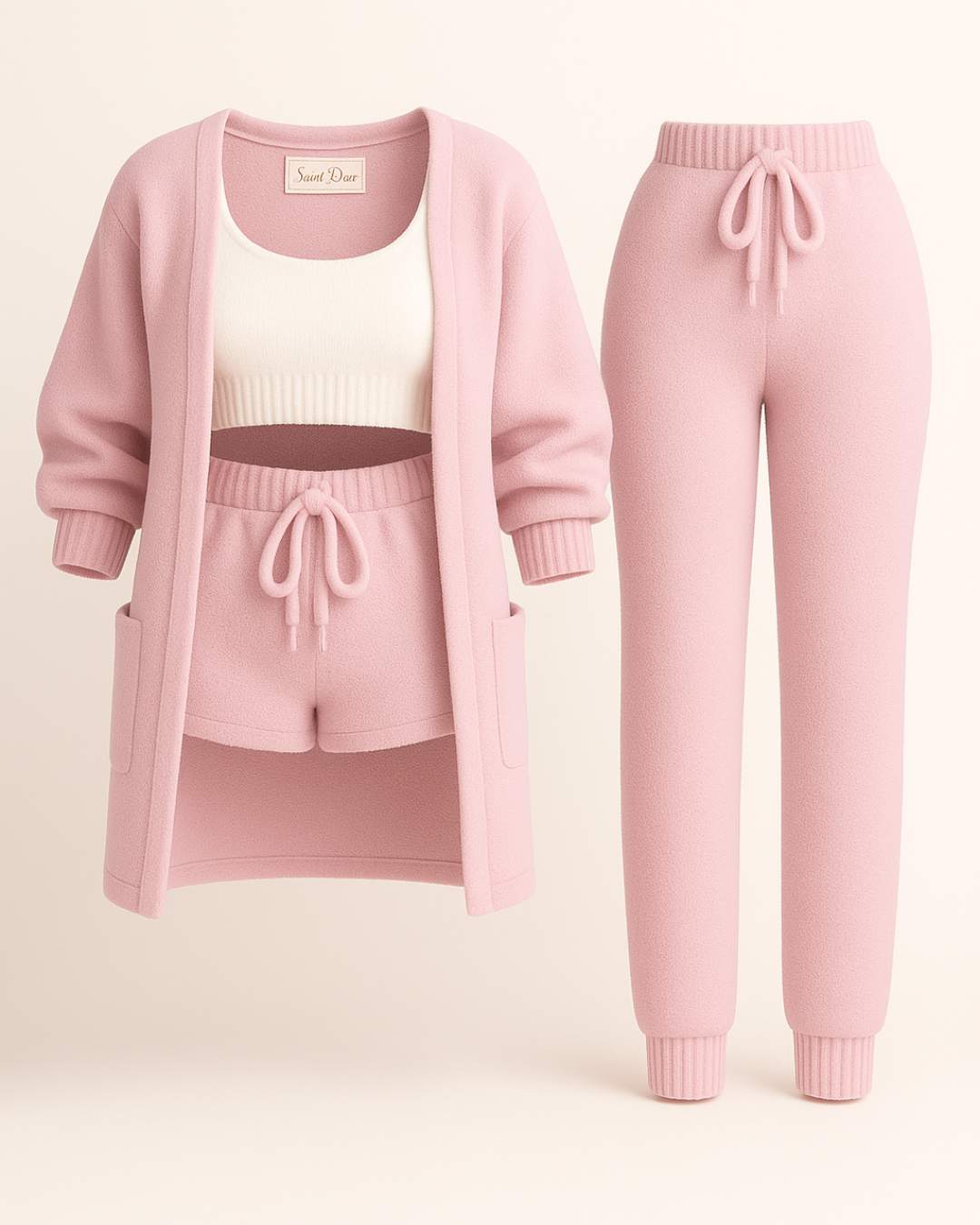 The Signature 4-Piece Bouclé Lounge Set Saint Doux